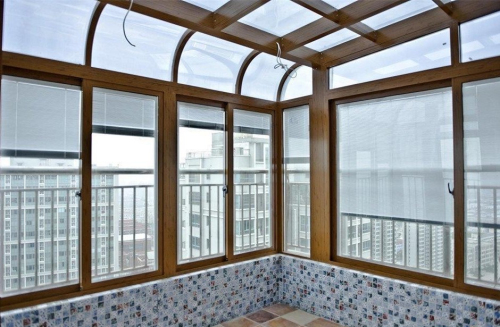 内置百叶中空玻璃阳光房