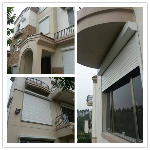 广州碧桂园假日半岛—发泡卷帘窗实景图