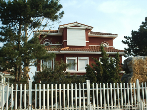 上海阳光山庄别墅—欧式卷帘窗